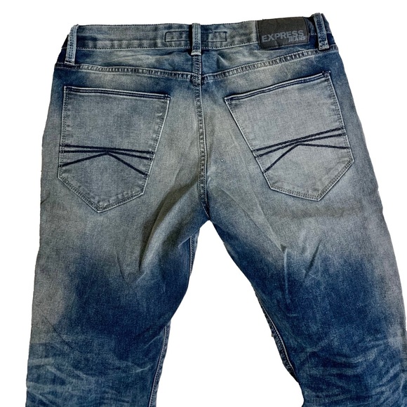 Express Raggedy Jeans - Picture 2 of 4